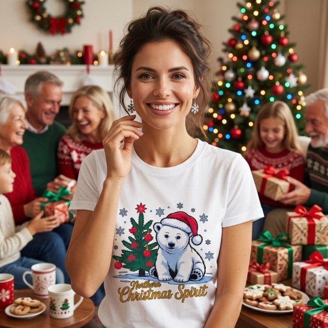 Northern Christmas Spirit & Canadian Christmas T-Shirt (Creator Uploaded)