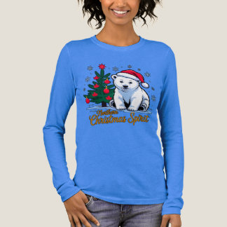 Northern Christmas Spirit & Canadian Christmas Tri-Blend Shirt