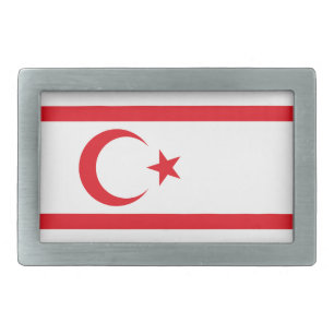 Northern Cyprus Flag Belt Buckle