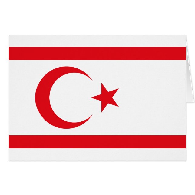 Northern Cyprus Flag Cards (Front Horizontal)