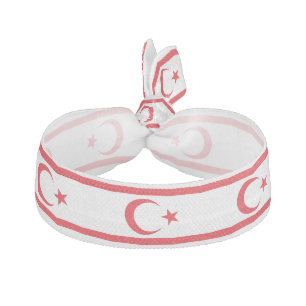 Northern Cyprus Flag Elastic Hair Tie