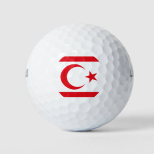 Northern Cyprus Flag Golf Balls