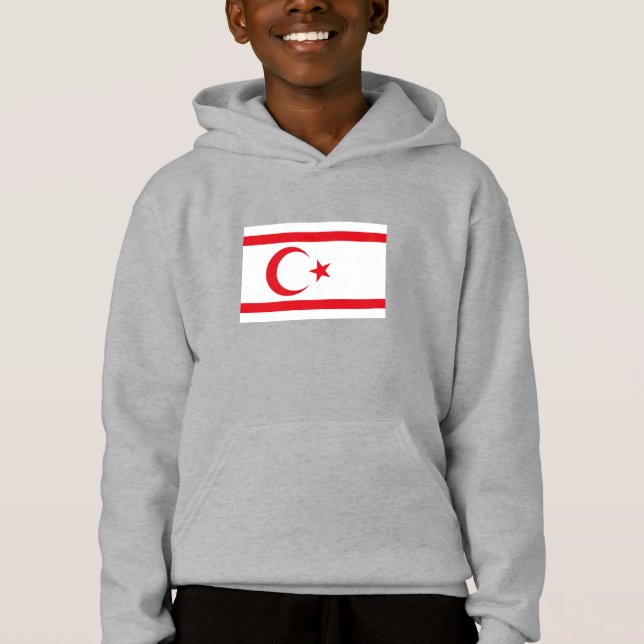 Northern Cyprus Flag Hoodie (Front)
