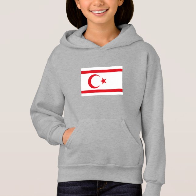 Northern Cyprus Flag Hoodie (Front)