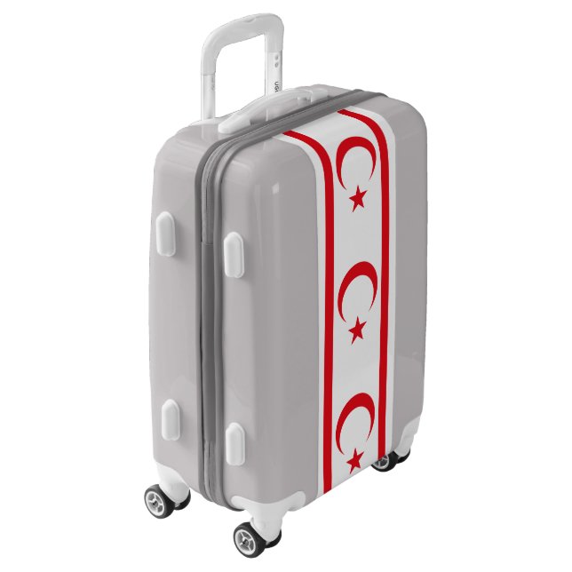 Northern Cyprus Flag Luggage (Rotated Left)