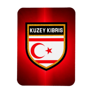 Northern Cyprus Flag Magnet