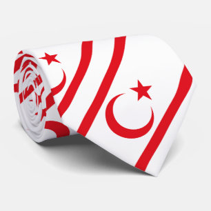 Northern Cyprus Flag Neck Tie