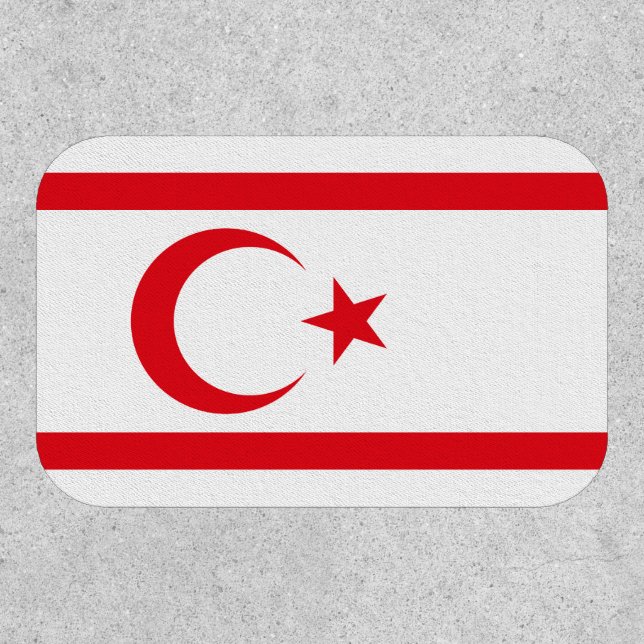 Northern Cyprus Flag Patch (Front)
