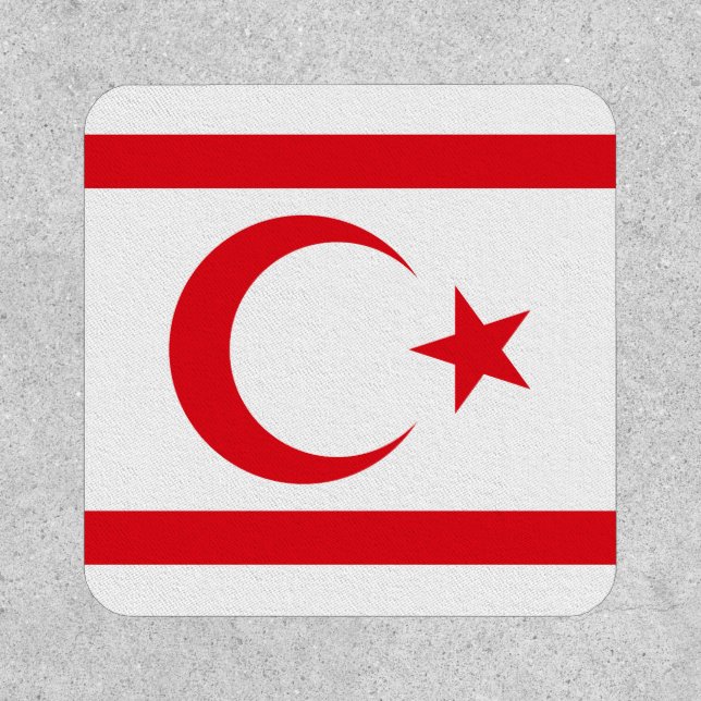 Northern Cyprus Flag Patch (Front)