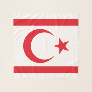 Northern Cyprus Flag Scarf