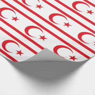Northern Cyprus Flag Wrapping Paper