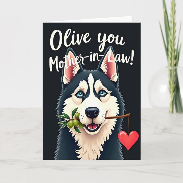 Northern Dog Mothers Love Twig Card (Front)