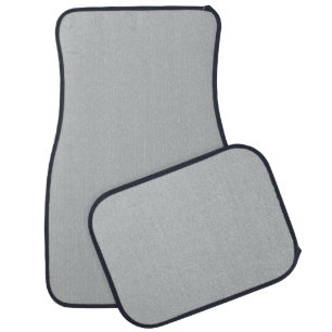 Northern Droplet Light Gray, Neutral Solid Color Car Floor Mat
