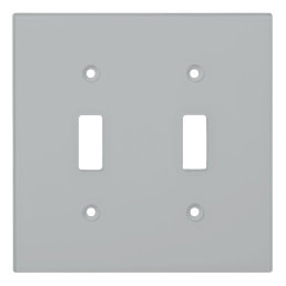 Northern Droplet Light Gray, Neutral Solid Color Light Switch Cover