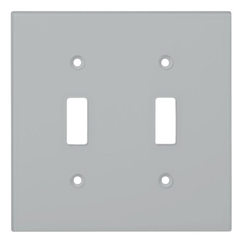 Northern Droplet Light Gray Neutral Solid Color Light Switch Cover