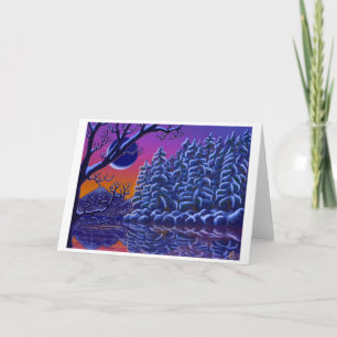 Northern Dusk Greeting Card