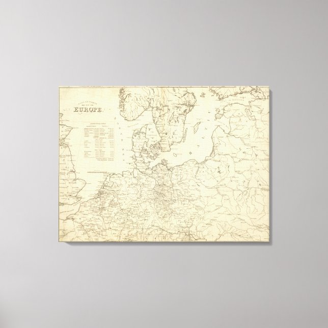 Northern Europe Canvas Print (Front)