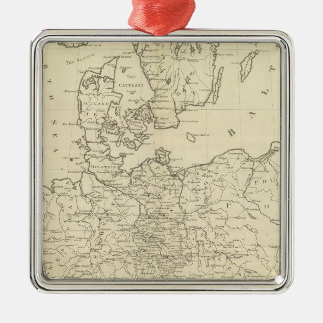 Northern Europe Metal Ornament (Front)