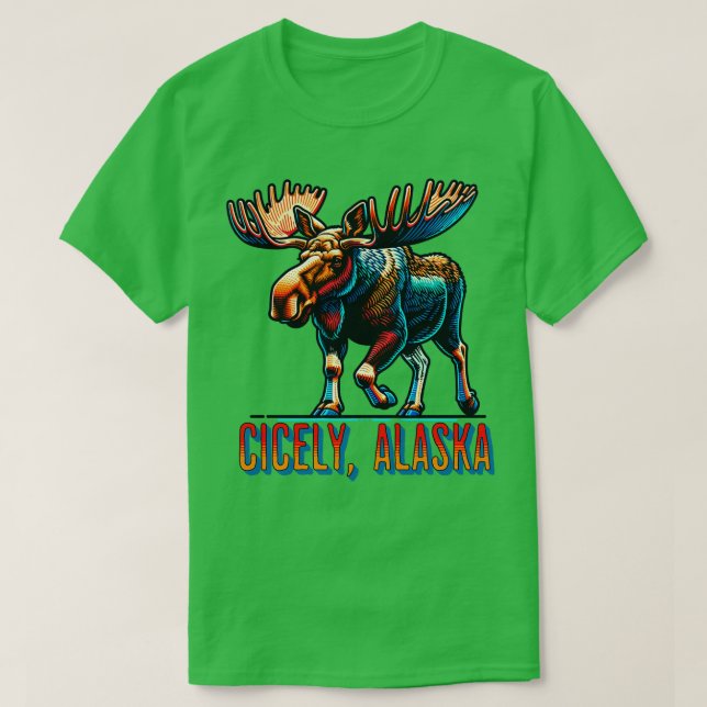 Northern Exposure Alaska Cicely TShirt (Design Front)