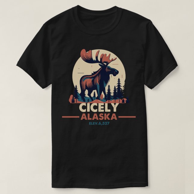 Northern Exposure Cicely Alaska TShirt 3 (Design Front)