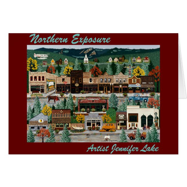 "Northern Exposure" ~ Roslyn, Washington Cards (Front Horizontal)