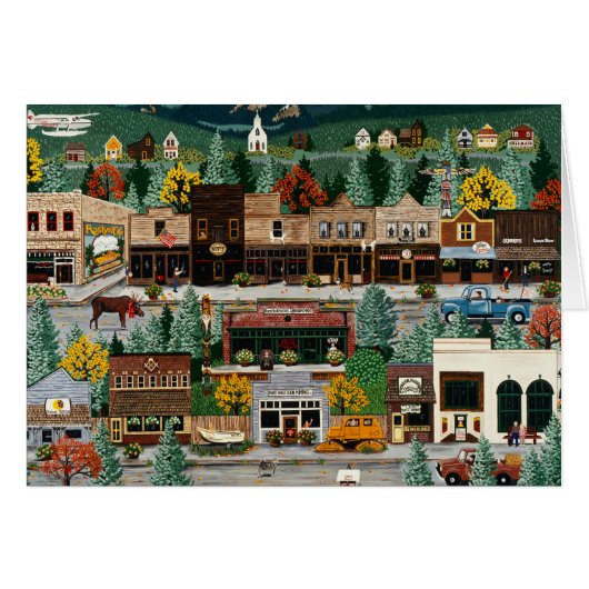 "Northern Exposure" ~ Roslyn, Washington Cards (Front Horizontal)