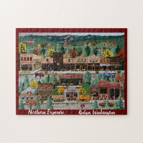 Northern Exposure  Roslyn Washington Jigsaw Puzzle