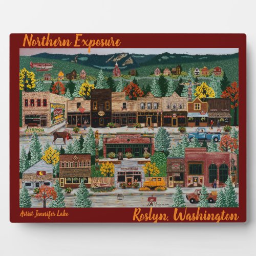 Northern Exposure  Roslyn Washington Plaque