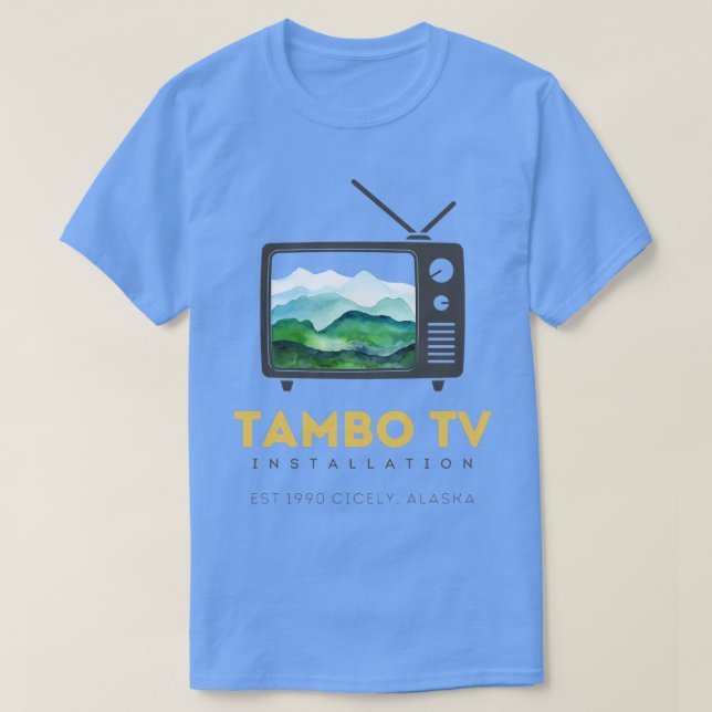 Northern Exposure Tambo TV Installation Shelly Tam T-Shirt (Design Front)