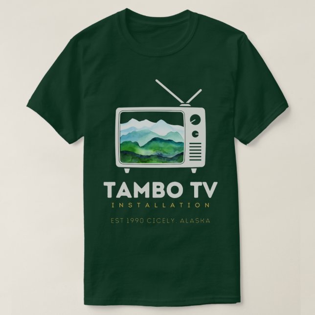 Northern Exposure Tambo TV Installation Shelly Tam T-Shirt (Design Front)