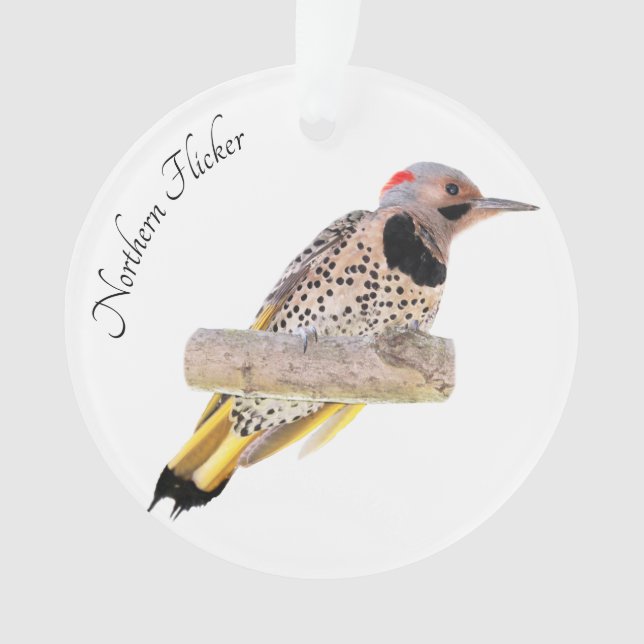 Northern Flicker Ornament (Front)
