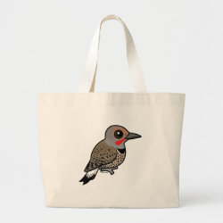 Northern Flicker (red-shafted) Jumbo Tote Bag