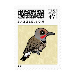 Northern Flicker (red-shafted) Small Stamp 1.8