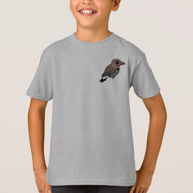 Northern Flicker (red-shafted) T-Shirt (Front)