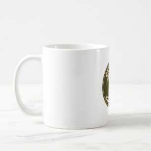 Northern Flicker Vintage Forest Badge Coffee Mug