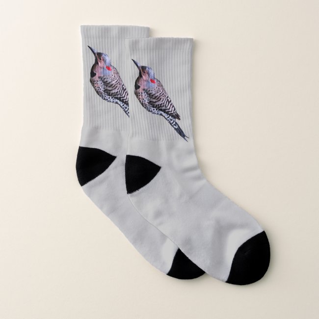 Northern Flicker Woodpecker Bird Socks
