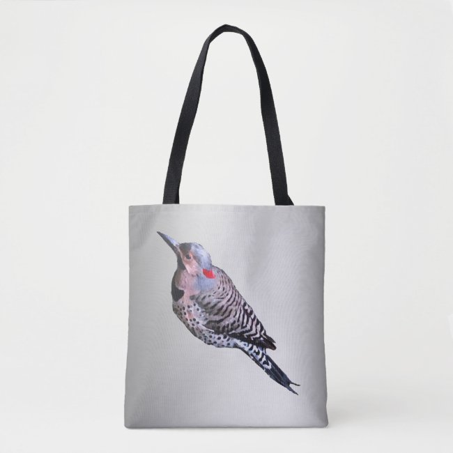 Northern Flicker Woodpecker Bird Tote Bag