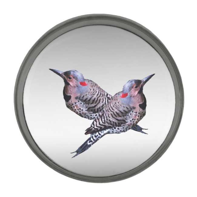 Northern Flicker Woodpecker Birds Lapel Pin