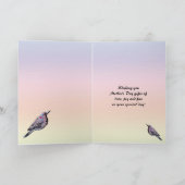 Northern Flicker Woodpecker Birds Mothers Day Card (Inside)