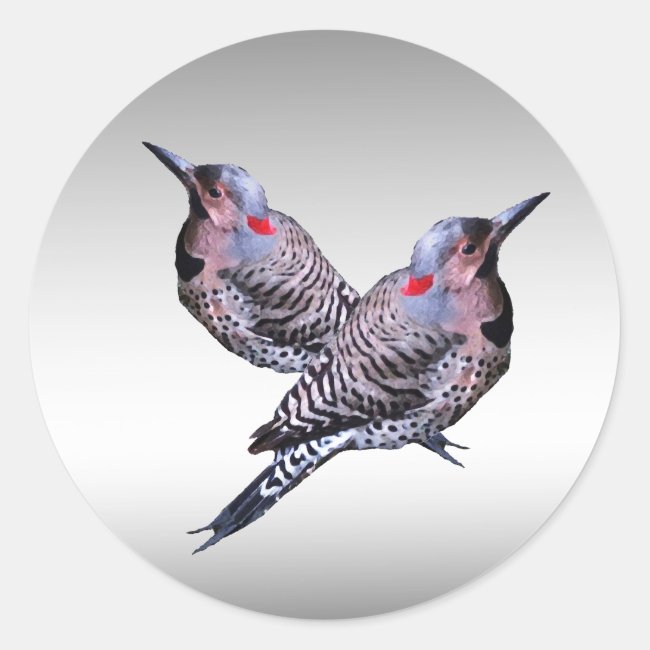 Northern Flicker Woodpecker Birds Stickers