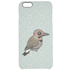 Northern Flicker (yellow-shafted) Uncommon iPhone 6 Plus Clearly™ Deflector Case