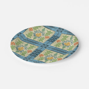 Northern Folk Seasons Greetings Paper Plates