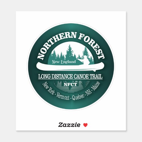 Northern Forest CT canoe Sticker