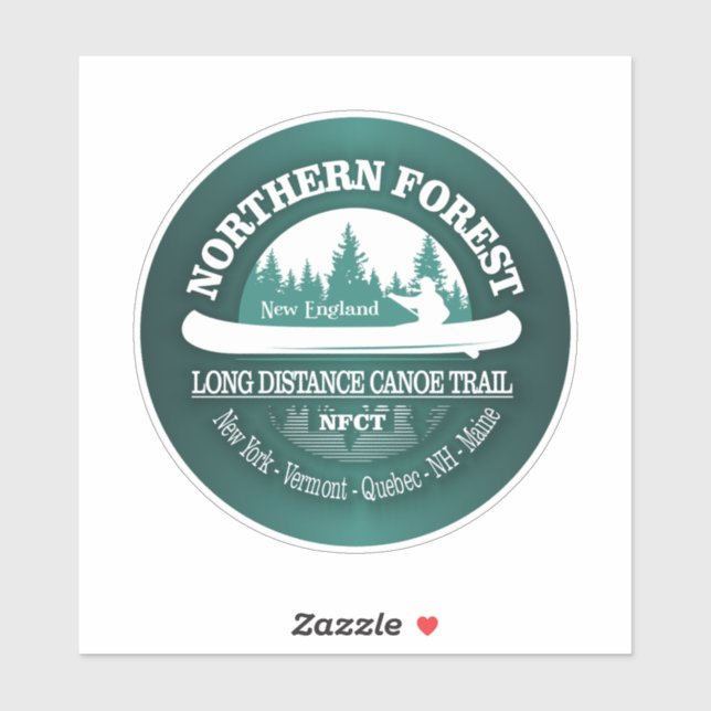 Northern Forest CT (canoe) Sticker (Sheet)