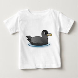 Northern Fulmar (dark morph) Baby Fine Jersey T-Shirt