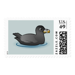 Northern Fulmar (dark morph) Medium Stamp 2.1