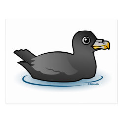 Northern Fulmar (dark morph) Postcard
