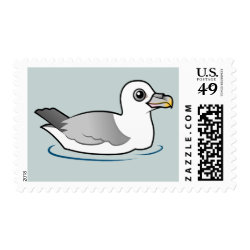 Northern Fulmar (light morph) Medium Stamp 2.1
