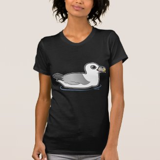 Northern Fulmar (light morph) Women's American Apparel Fine Jersey Short Sleeve T-Shirt