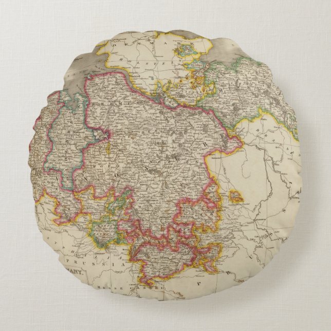 Northern Germany Round Pillow (Front)